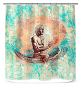 Coastal Tranquility Shower Curtain - Beyond T-shirts